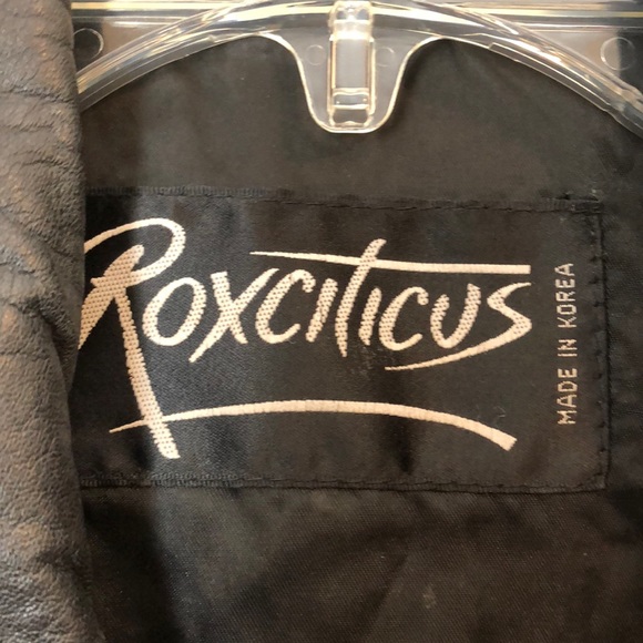 Roxciticus | Vintage leather moto zipper jacket - Picture 2 of 5
